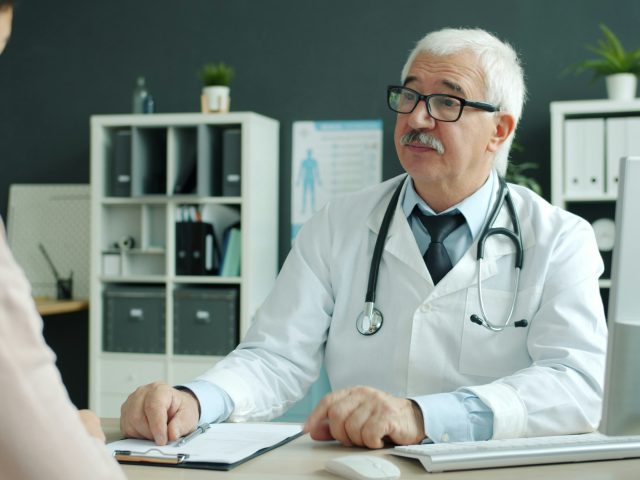 The geriatrician's consultation room
